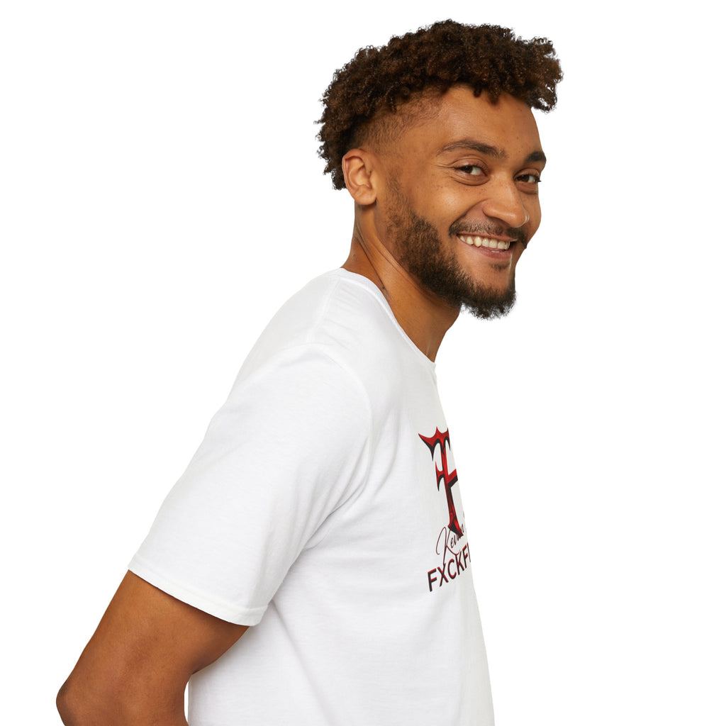 FF Logo Graphic T‑Shirt — 'Kevan Hagan' Signature Red Flame Design