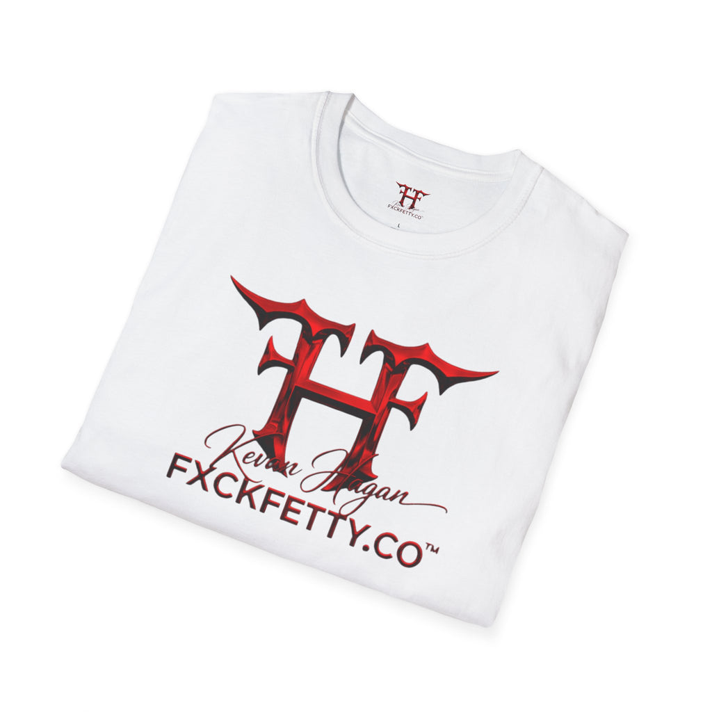 FF Logo Graphic T‑Shirt — 'Kevan Hagan' Signature Red Flame Design