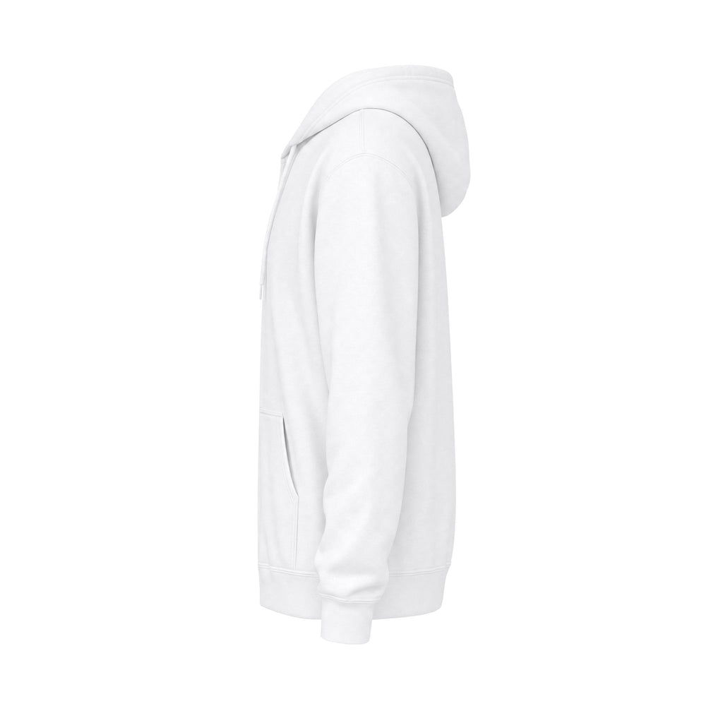 Hoodie — Elegant Monogram 'FF' Logo with 'Kevan Hagan' Script Back