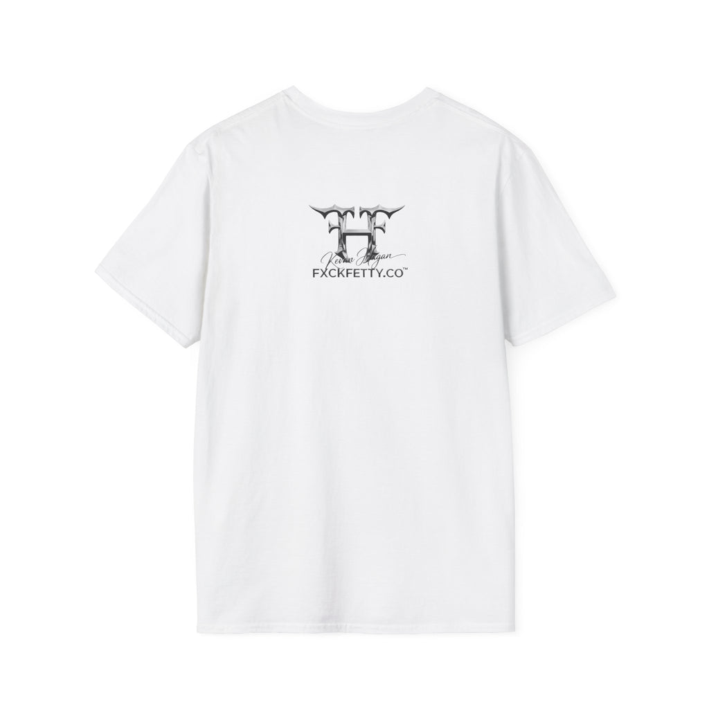 Winged Monogram T-Shirt — Metallic 'FH' Logo