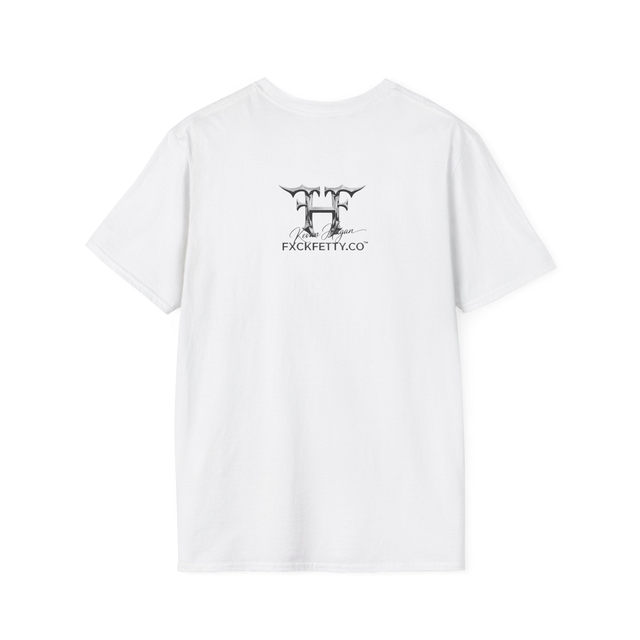 Winged Monogram T-Shirt — Metallic 'FH' Logo