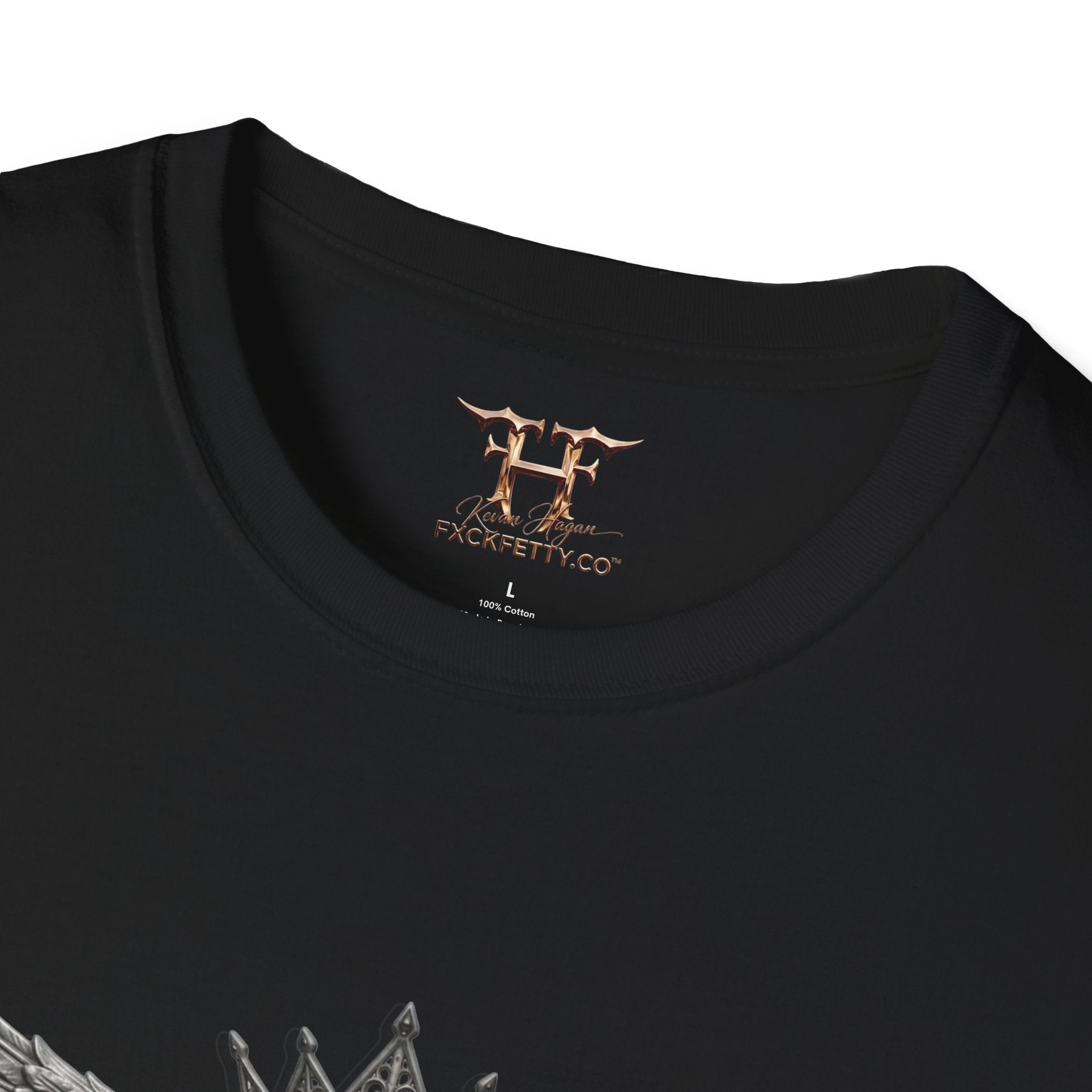 Skull & Crown Tee — Winged Skull 'Fxck Fetty' Graphic T-Shirt