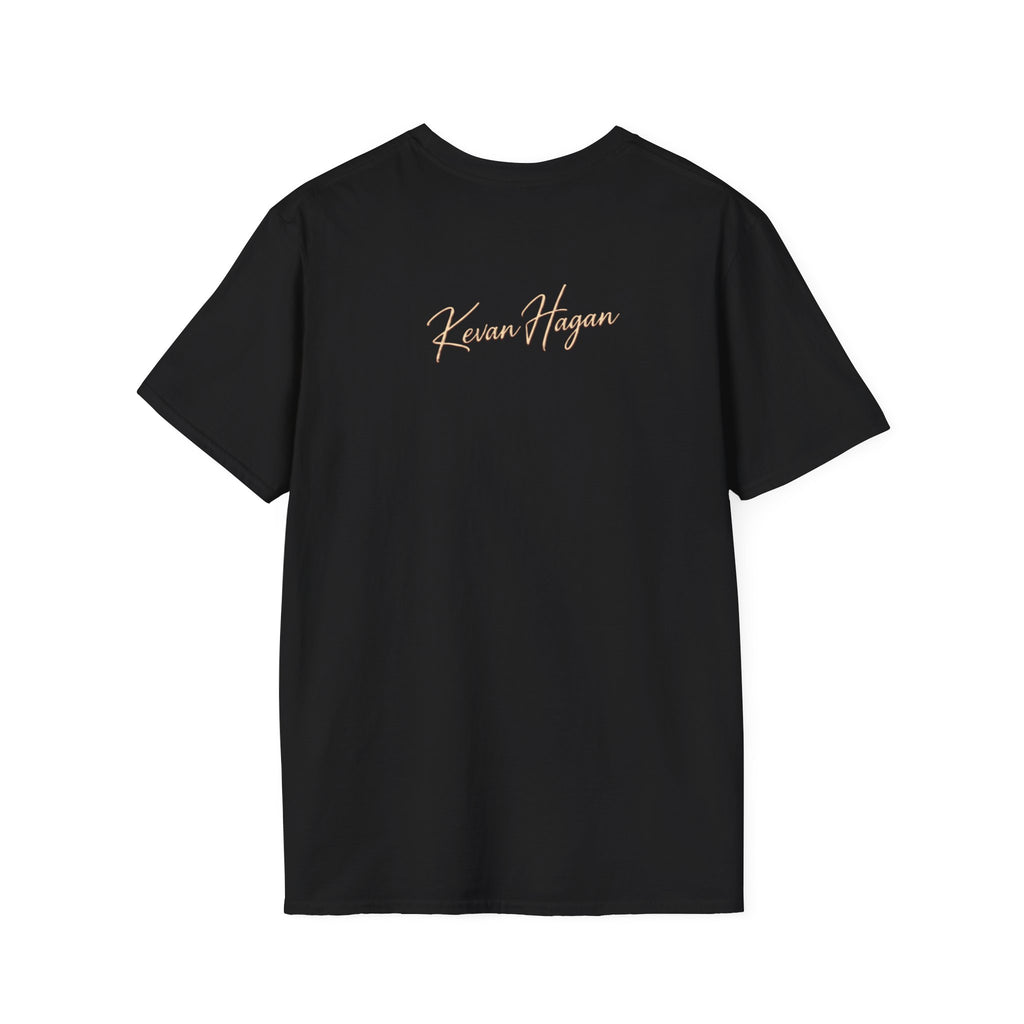 Metallic Monogram 'HF' Logo T-Shirt — Kevan Hagan FXCKFETTY.co Graphic Tee