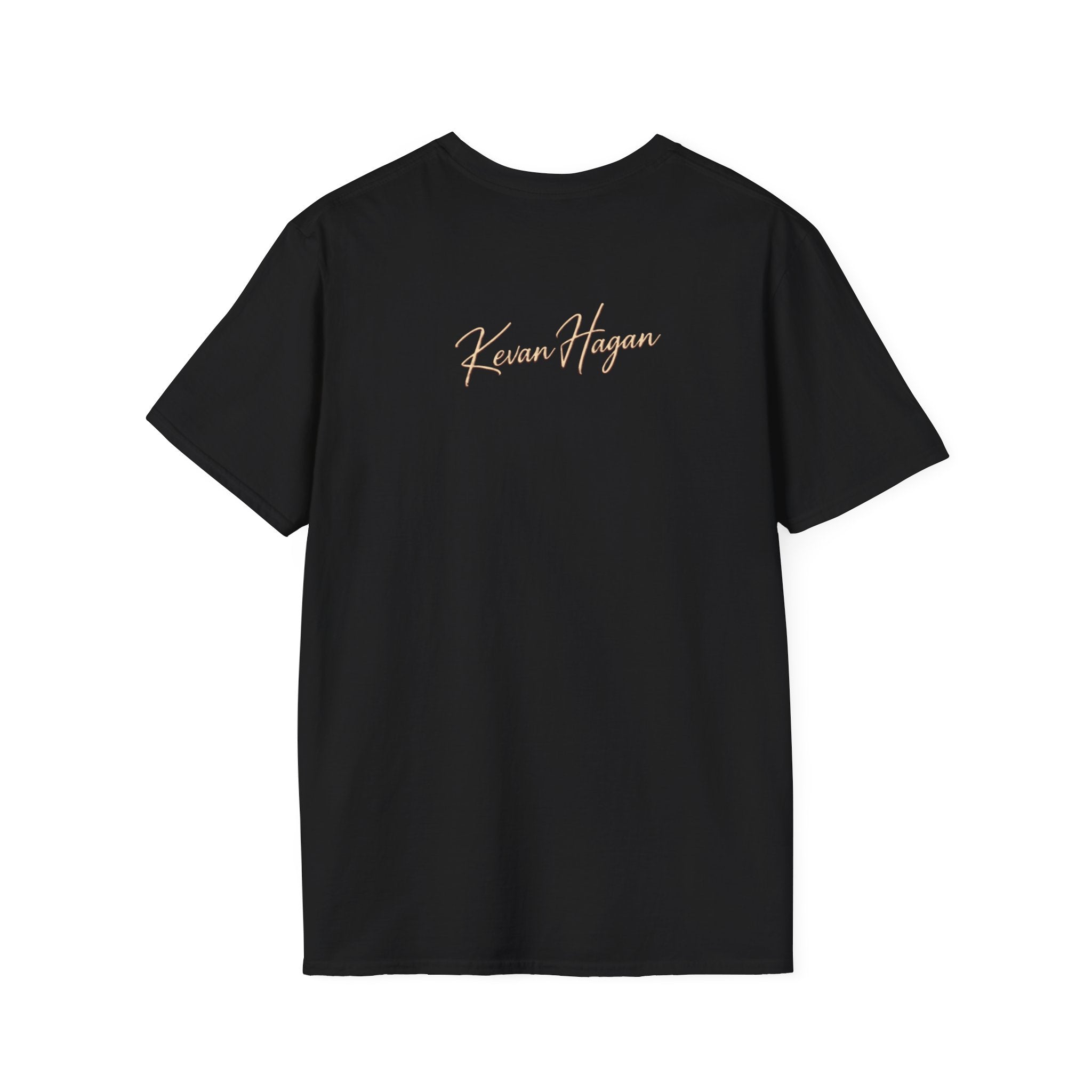 Metallic Monogram 'HF' Logo T-Shirt — Kevan Hagan FXCKFETTY.co Graphic Tee