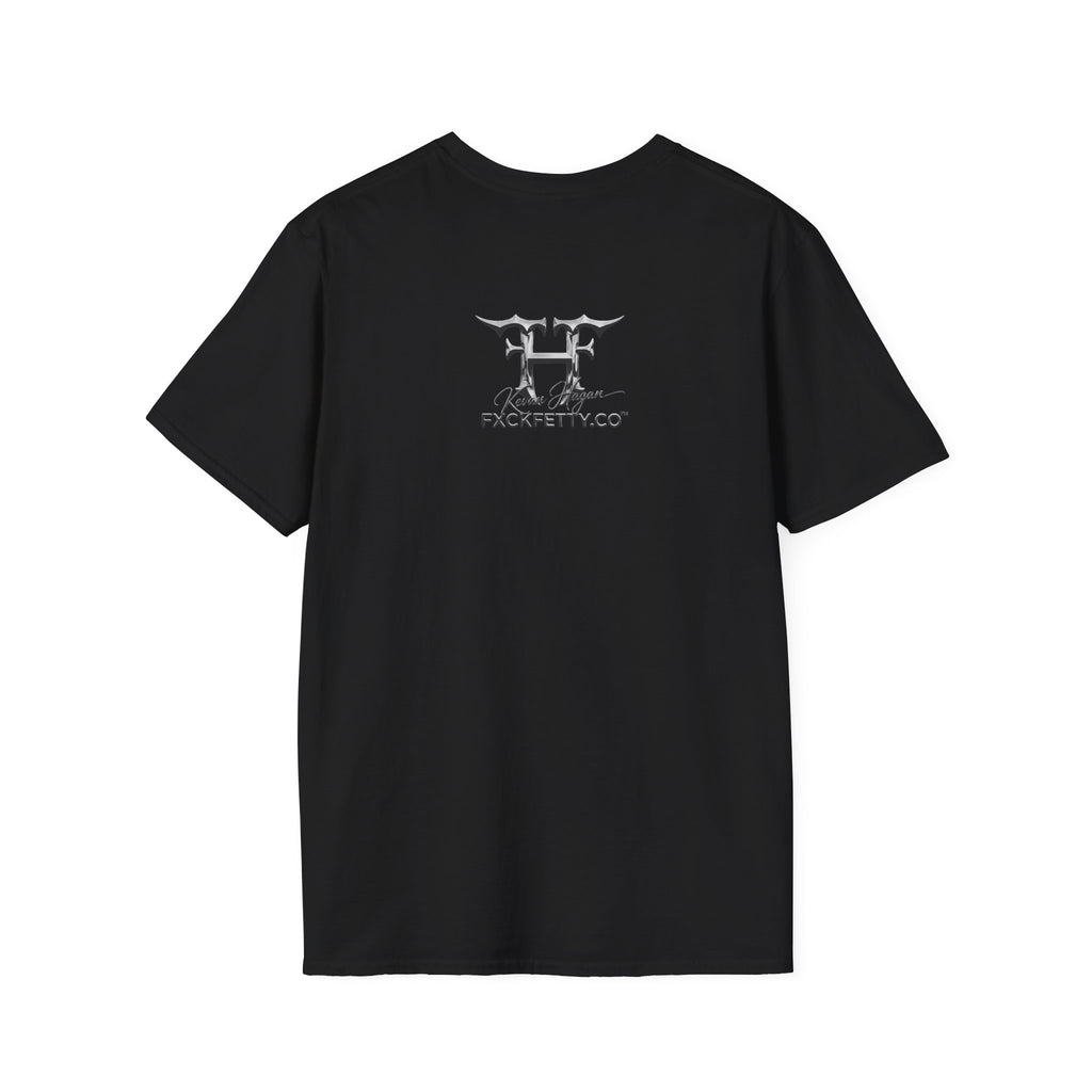 Winged Monogram T-Shirt — Metallic 'FH' Logo