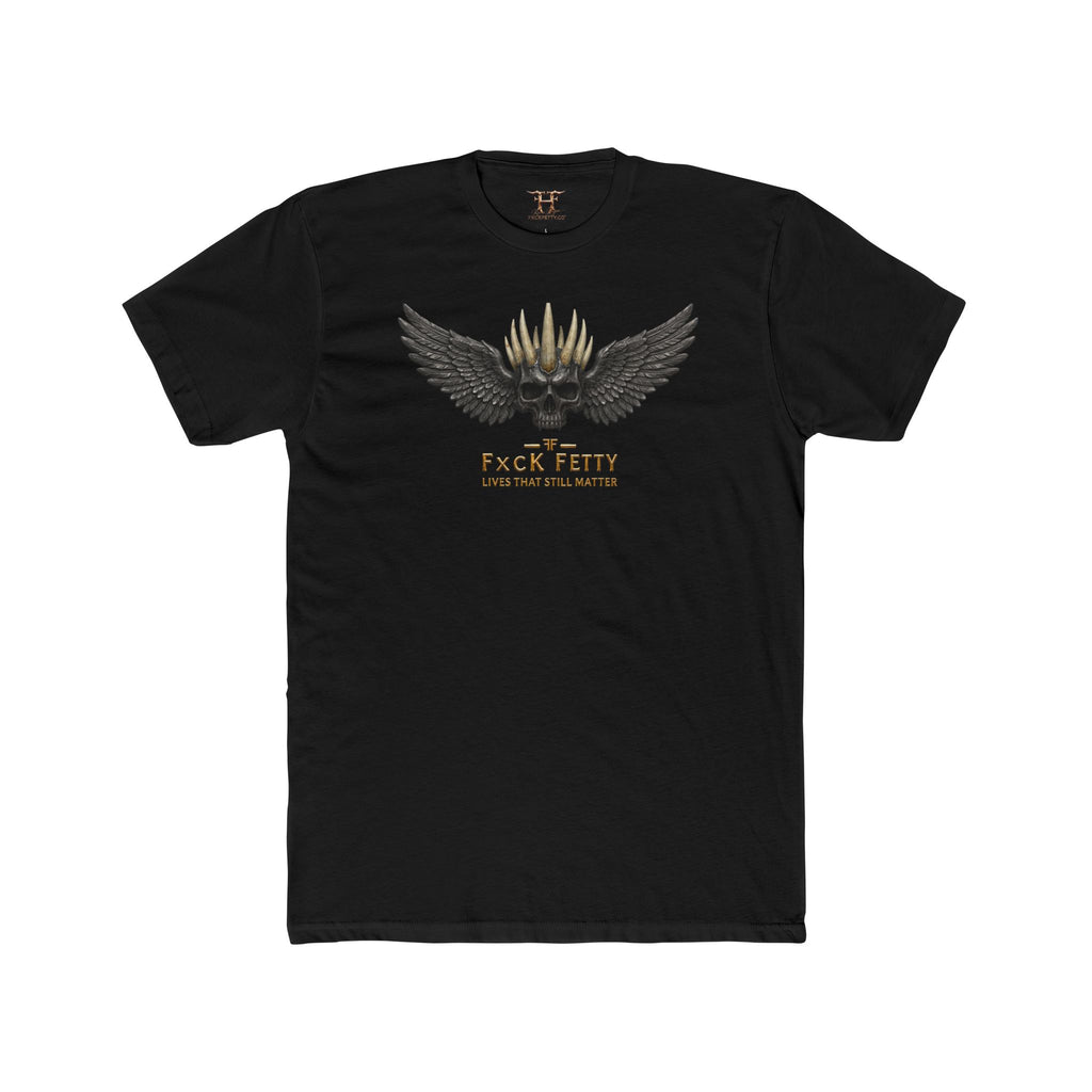 Winged Crown Tee — "F*ck Fetty" Graphic Cotton Shirt