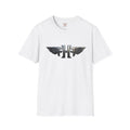 Winged Monogram T-Shirt — Metallic 'FH' Logo