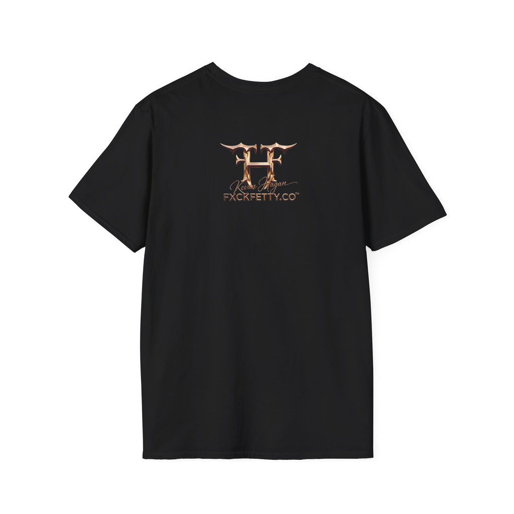 Fxck Fetty Gold Skull Tee — Edgy Crowned Skull Graphic T-Shirt
