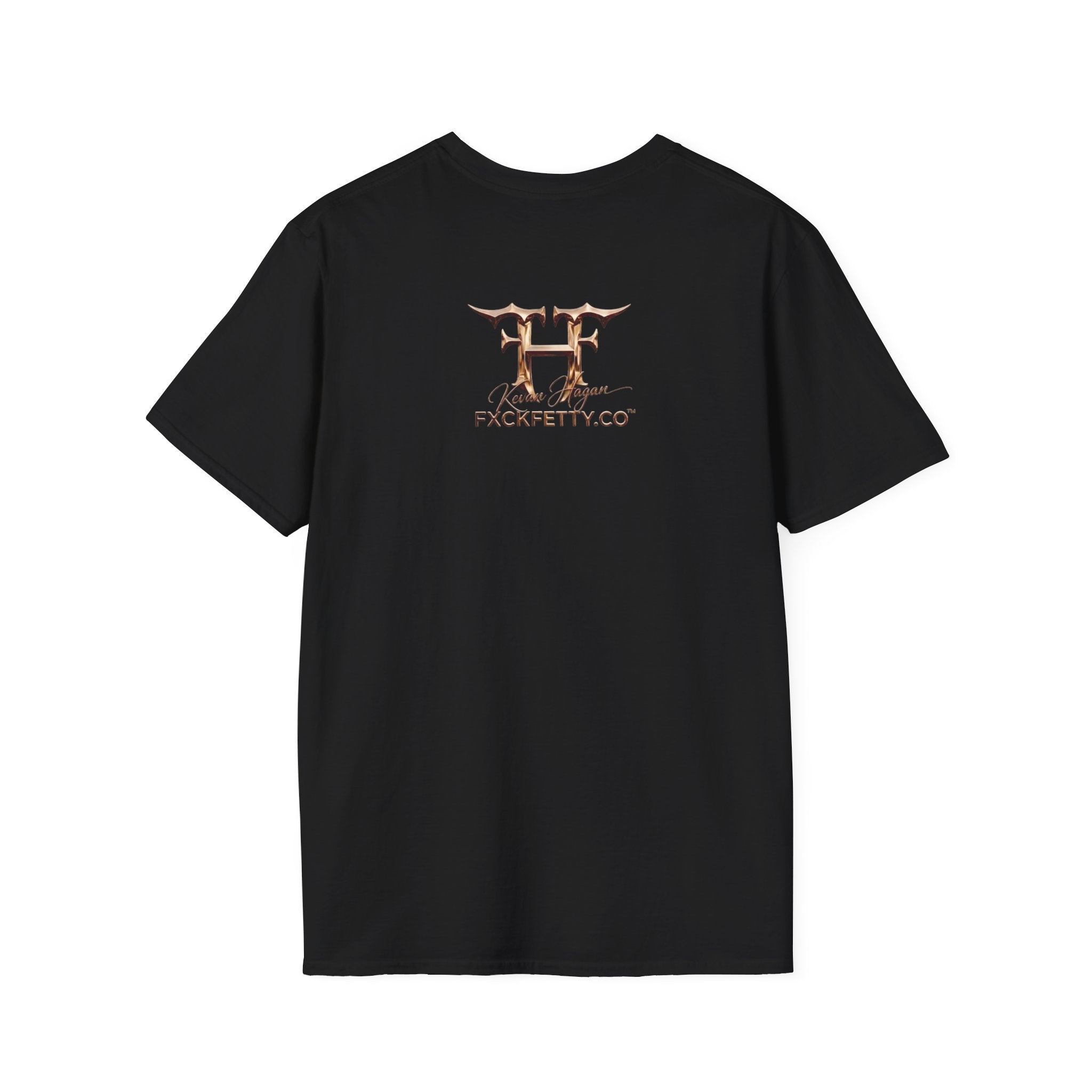 Fxck Fetty Gold Skull Tee — Edgy Crowned Skull Graphic T-Shirt