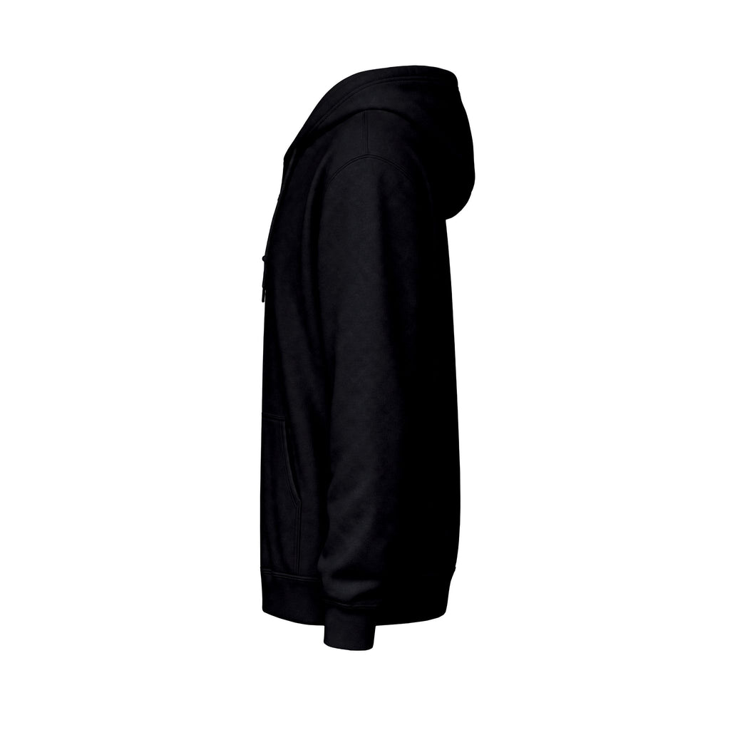Winged Crown Zip Hoodie — Back Logo 'FCK R FTTY' Streetwear Jacket