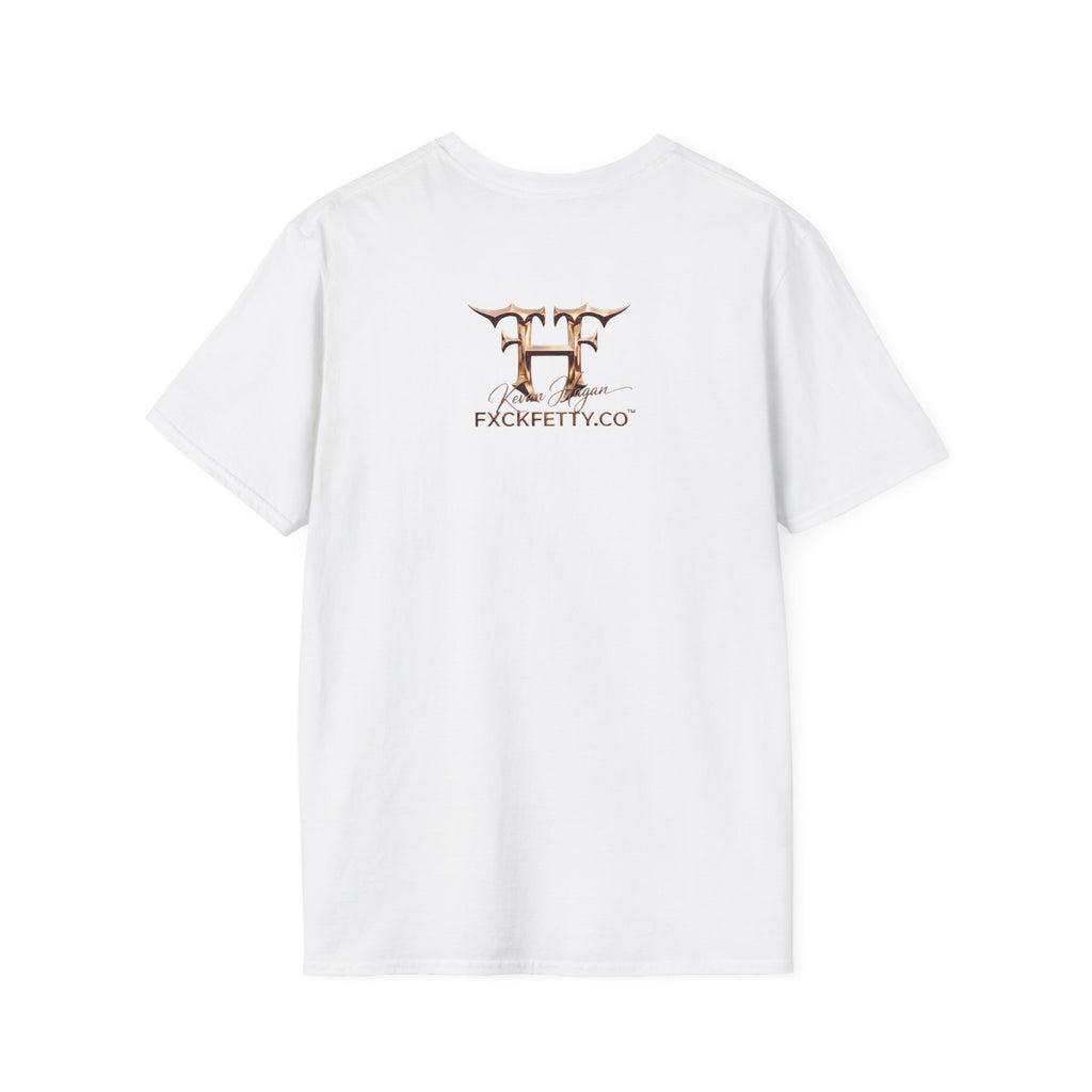 Fxck Fetty Gold Skull Tee — Edgy Crowned Skull Graphic T-Shirt