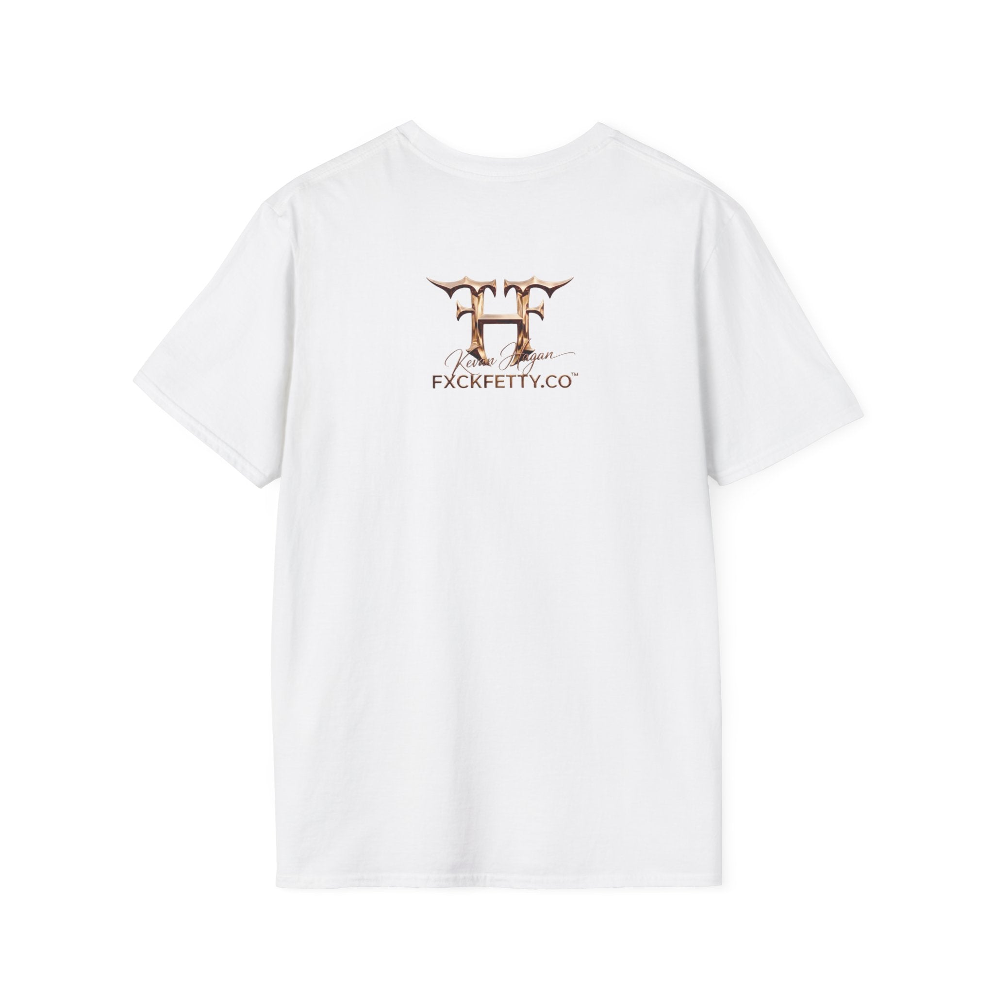 Fxck Fetty Gold Skull Tee — Edgy Crowned Skull Graphic T-Shirt
