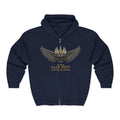 Winged Bullet Zip Hoodie — "Pack Fetti" Tactical Ammo Design
