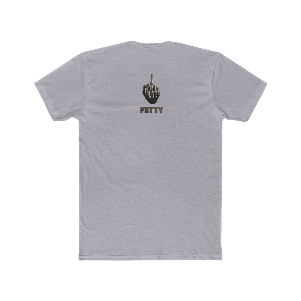 Graphic Crew Tee — 'F*ck Fetty' Winged Skull Design