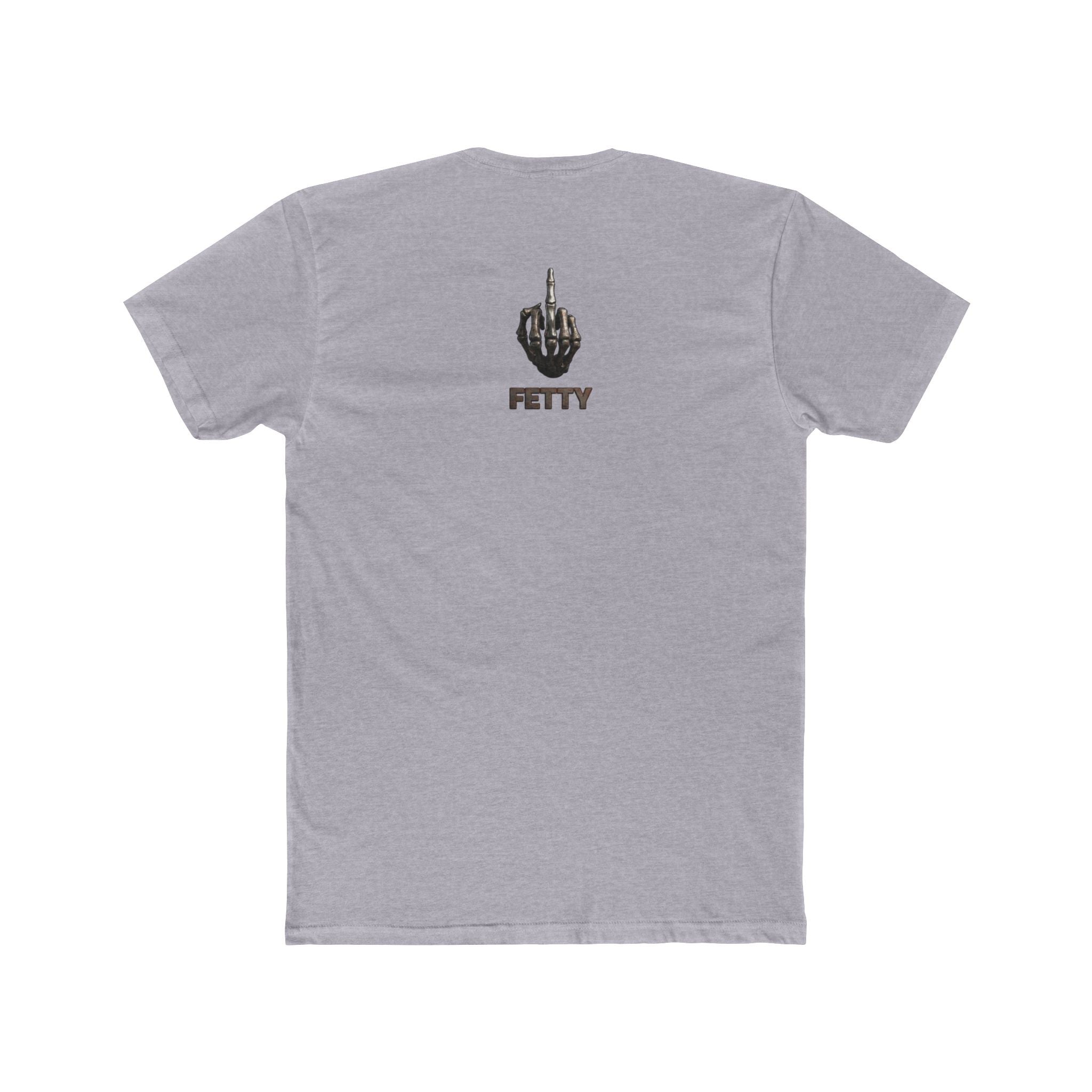 Graphic Crew Tee — 'F*ck Fetty' Winged Skull Design